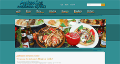 Desktop Screenshot of antoniosmexicangrille.com